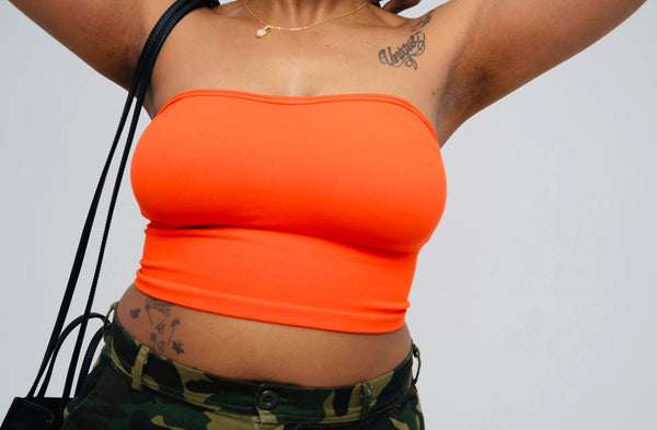 Orange Tube Top
