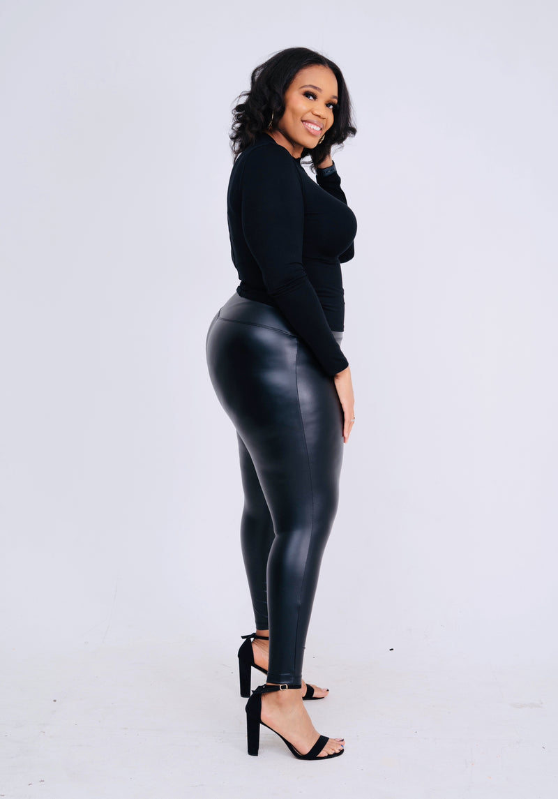 Faux Leather Leggings