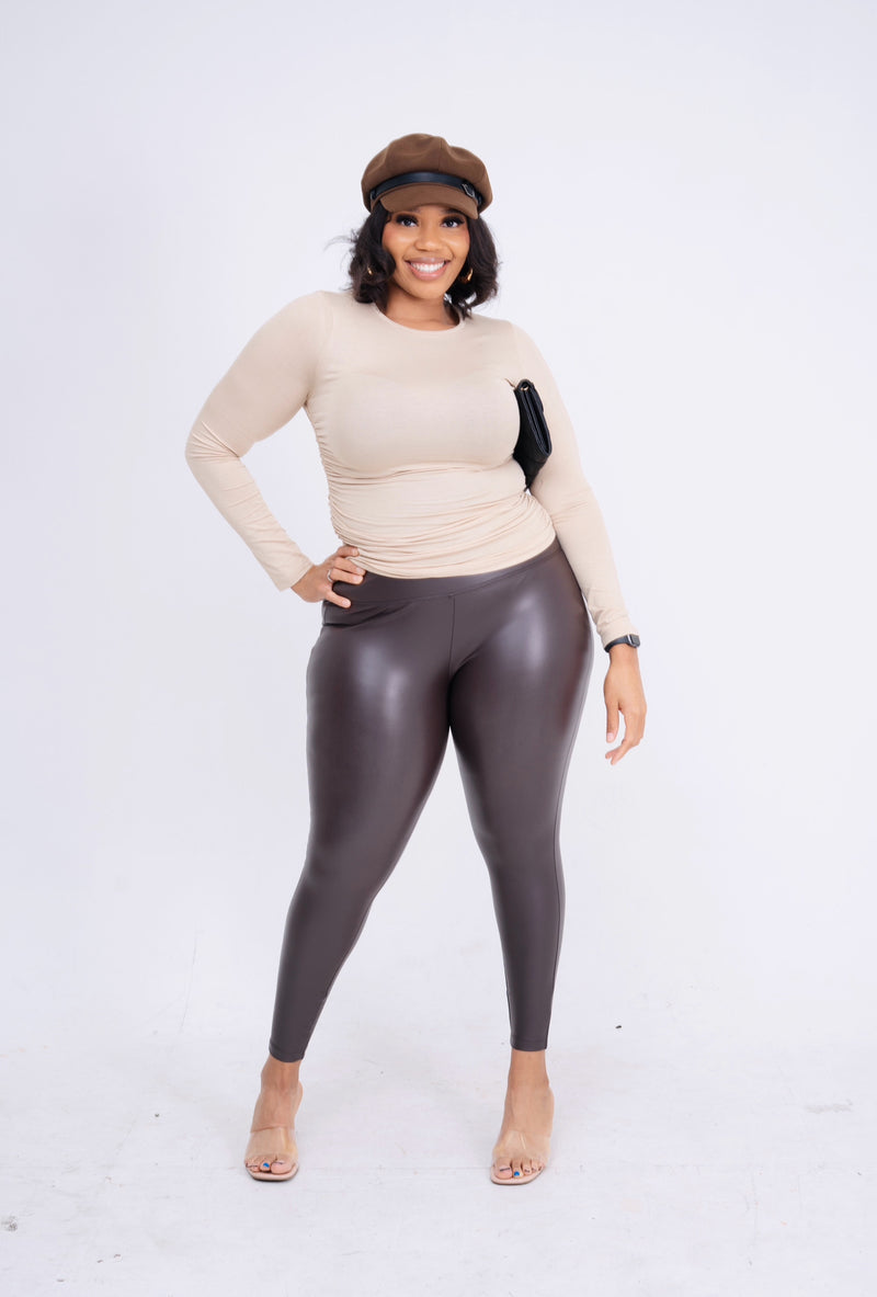 Faux Leather Leggings