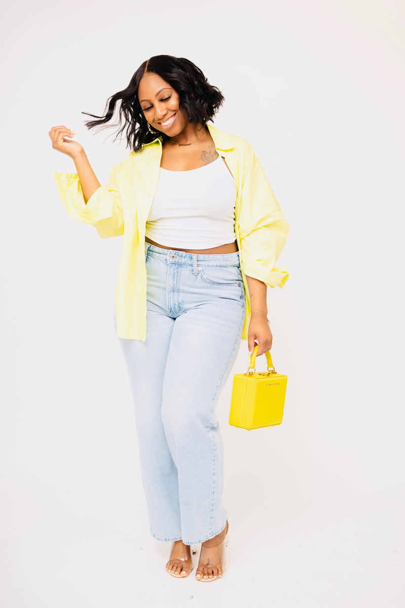 Women's Oversized Button Down Shirt