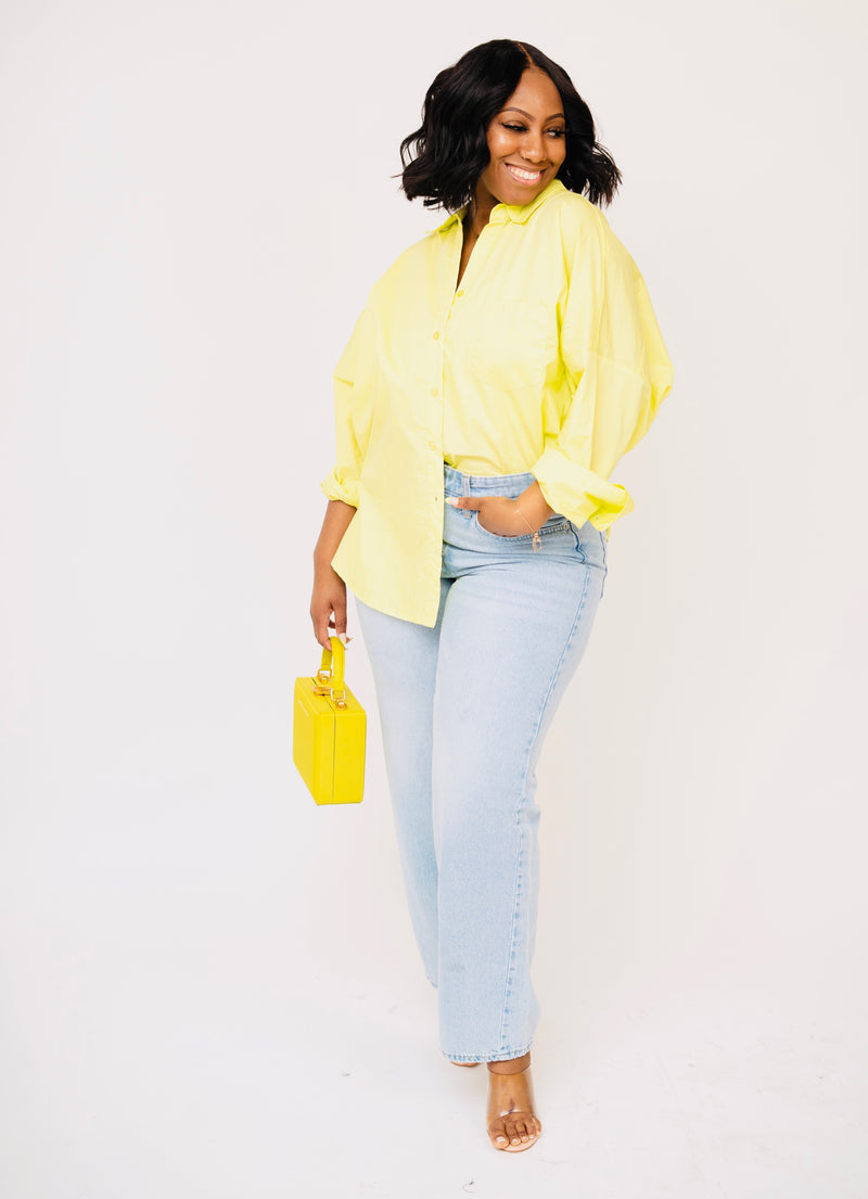 Women's Oversized Button Down Shirt