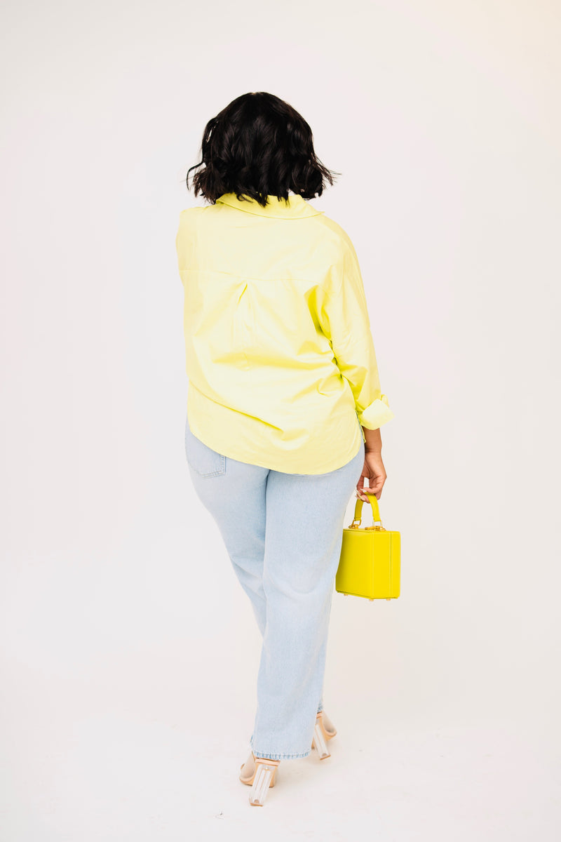Women's Oversized Button Down Shirt